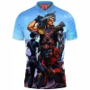 Cable Polo Shirt, Comic Polo Shirt, Deadpool Polo Shirt, Domino Polo Shirt, X-Force Polo Shirt, X-men Polo Shirt