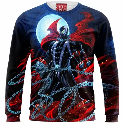 Spawn Zip Sweatshirt, Comic Zip Sweatshirt