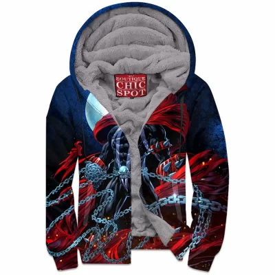 Comic Zip-Fleece-Hoodie, Spawn Zip-Fleece-Hoodie