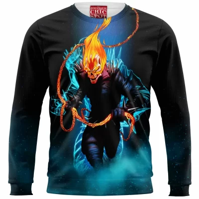 Comic Zip Sweatshirt, Ghost Rider Zip Sweatshirt