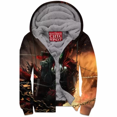 Comic Zip-Fleece-Hoodie, Spawn Zip-Fleece-Hoodie
