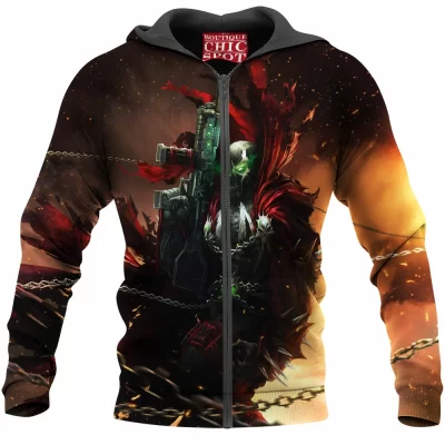 Comic Zip-Hoodie, Spawn Zip-Hoodie
