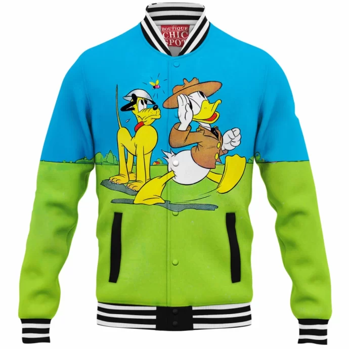 Pluto Donald Duck Baseball Jacket