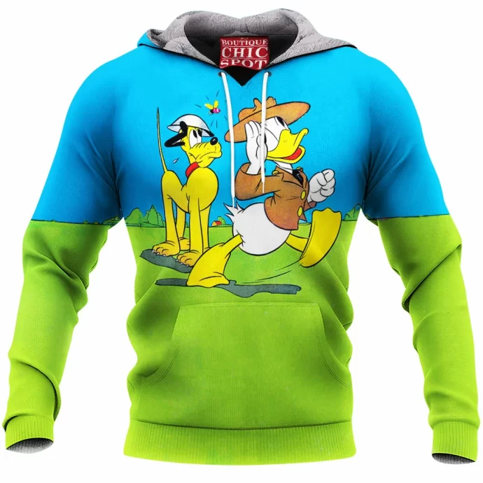 Pluto Donald Duck Fleece Hoodie