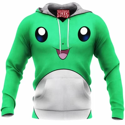 Anime Fleece-Hoodie, Pokemon Fleece-Hoodie, Marill Fleece-Hoodie