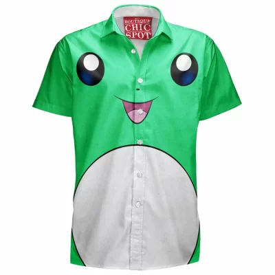 Anime Hawaiian-Shirt, Pokemon Hawaiian-Shirt, Marill Hawaiian-Shirt