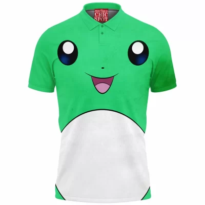 Anime Polo Shirt, Pokemon Polo Shirt, Marill Polo Shirt