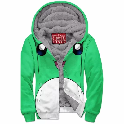 Anime Zip-Fleece-Hoodie, Pokemon Zip-Fleece-Hoodie, Marill Zip-Fleece-Hoodie