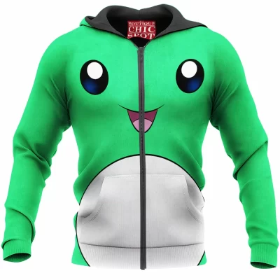 Anime Zip-Hoodie, Pokemon Zip-Hoodie, Marill Zip-Hoodie