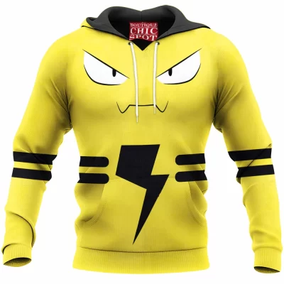 Anime Hoodie, Elekid Hoodie, Pokemon Hoodie