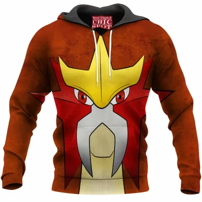 Anime Hoodie, Entei Hoodie, Pokemon Hoodie