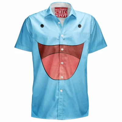 Anime Hawaiian-Shirt, Pokemon Hawaiian-Shirt, Quagsire Hawaiian-Shirt