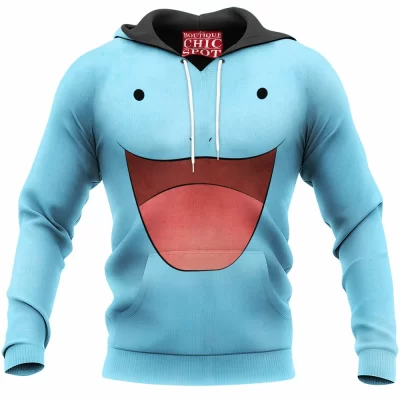 Anime Hoodie, Pokemon Hoodie, Quagsire Hoodie