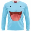 Pokemon Zip Sweatshirt, Anime Zip Sweatshirt, Quagsire Zip Sweatshirt