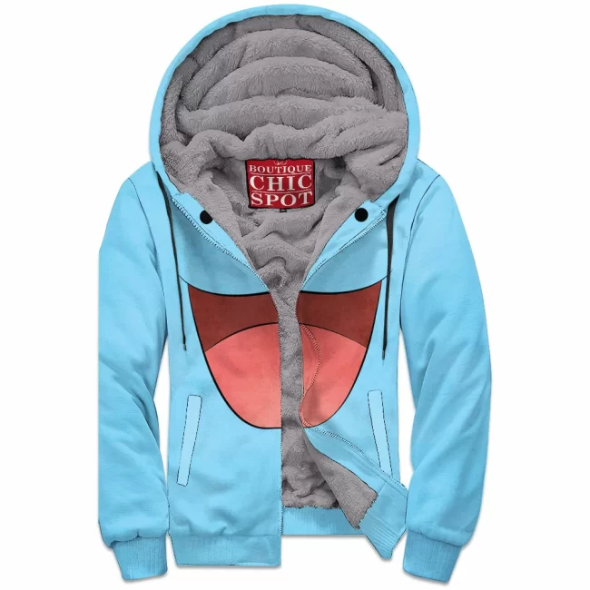 D HANG Boutique 8736 Zip Fleece Hoodie