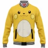 Anime Baseball-Jacket, Pokemon Baseball-Jacket, Raichu Baseball-Jacket