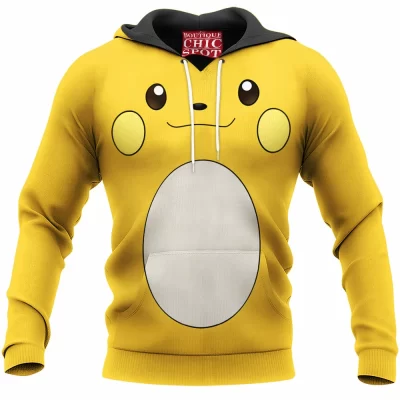 Anime Hoodie, Pokemon Hoodie, Raichu Hoodie