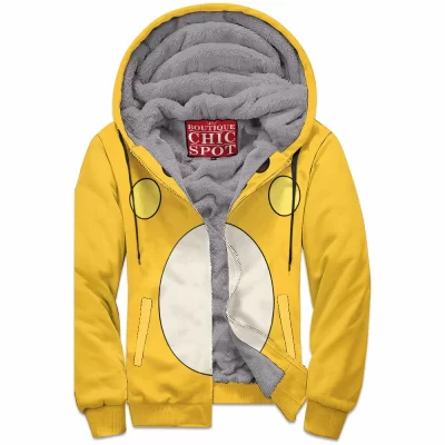 Anime Zip-Fleece-Hoodie, Pokemon Zip-Fleece-Hoodie, Raichu Zip-Fleece-Hoodie