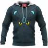 Anime Fleece-Hoodie, Umbreon Fleece-Hoodie, Pokemon Fleece-Hoodie
