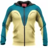 Anime Zip-Hoodie, Cyndaquil Zip-Hoodie, Pokemon Zip-Hoodie