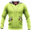 Anime Fleece-Hoodie, Meganium Fleece-Hoodie, Pokemon Fleece-Hoodie