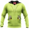 Anime Hoodie, Meganium Hoodie, Pokemon Hoodie