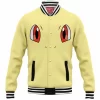 Anime Baseball-Jacket, Bayleef Baseball-Jacket, Pokemon Baseball-Jacket