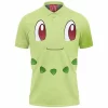 Anime Polo Shirt, Chikorita Polo Shirt, Pokemon Polo Shirt