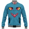 Anime Baseball-Jacket, Misdreavus Baseball-Jacket, Pokemon Baseball-Jacket