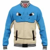 Anime Baseball-Jacket, Blastoise Baseball-Jacket, Pokemon Baseball-Jacket