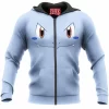 Anime Zip-Hoodie, Pokemon Zip-Hoodie, Wartortle Zip-Hoodie