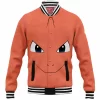 Anime Baseball-Jacket, Charmeleon Baseball-Jacket, Pokemon Baseball-Jacket