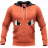 Anime Hoodie, Charmeleon Hoodie, Pokemon Hoodie