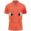 Anime Polo Shirt, Charmeleon Polo Shirt, Pokemon Polo Shirt
