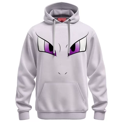 Anime Hoodie, Mewtwo Hoodie, Pokemon Hoodie