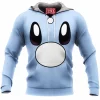 Anime Fleece-Hoodie, Dratini Fleece-Hoodie, Pokemon Fleece-Hoodie