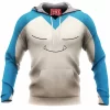 Anime Fleece-Hoodie, Pokemon Fleece-Hoodie, Snorlax Fleece-Hoodie