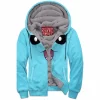 Anime Zip-Fleece-Hoodie, Pokemon Zip-Fleece-Hoodie, Vaporeon Zip-Fleece-Hoodie