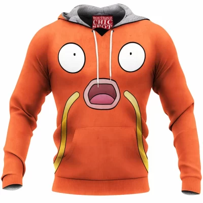 Anime Fleece-Hoodie, Magikarp Fleece-Hoodie, Pokemon Fleece-Hoodie