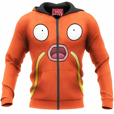 Anime Zip-Hoodie, Magikarp Zip-Hoodie, Pokemon Zip-Hoodie