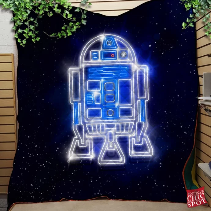 R2-D2 Quilt Blanket