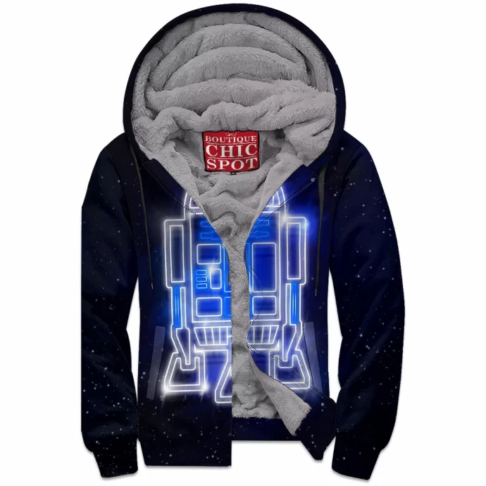 R2-D2 Zip Fleece Hoodie