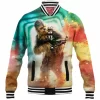 Chewbacca Baseball-Jacket, Sci-Fi Baseball-Jacket, Star Wars Baseball-Jacket