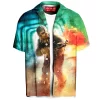 Chewbacca Hawaiian-Shirt, Sci-Fi Hawaiian-Shirt, Star Wars Hawaiian-Shirt
