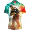 Chewbacca Polo Shirt, Sci-Fi Polo Shirt, Star Wars Polo Shirt