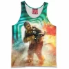 Chewbacca Tank-Top, Sci-Fi Tank-Top, Star Wars Tank-Top