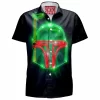 Boba Fett Hawaiian-Shirt, Sci-Fi Hawaiian-Shirt, Star Wars Hawaiian-Shirt