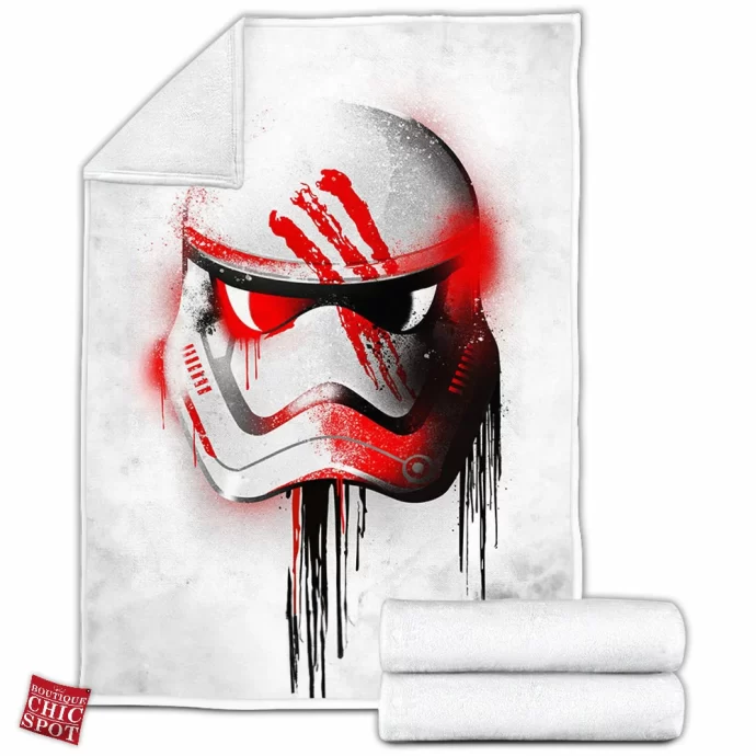 Finn Stormtrooper Fleece Blanket