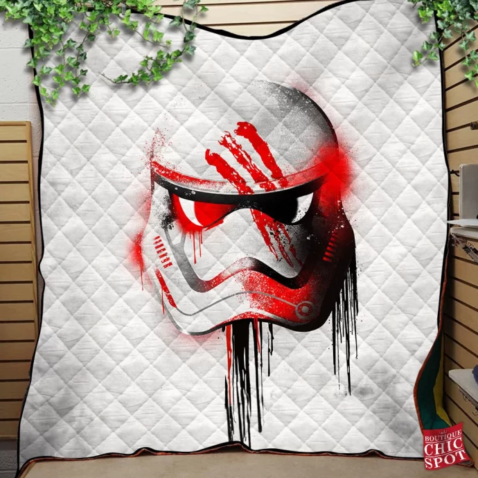 Finn Stormtrooper Quilt Blanket