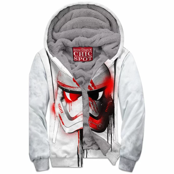 Finn Stormtrooper Zip Fleece Hoodie